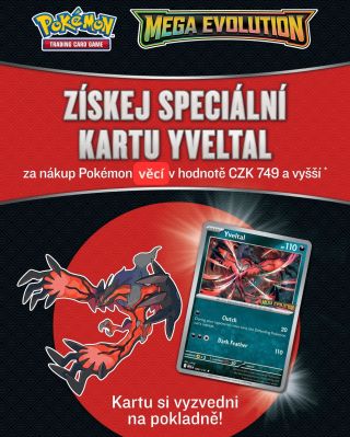 Máme tady zase akcičku na prodejně. Pokud si u nás koupíte Pokémon produkty za alespoň 749,- získáte tuto kartu. Akce...