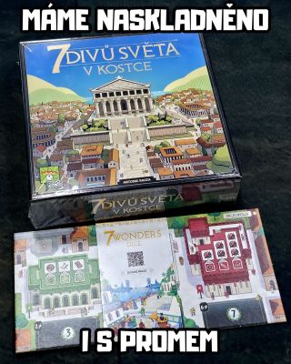 Kostková adaptace bestselleru 7 Divů světa, kde vedete slavné město, budujete div a chytrým využitím kostek rozvíjíte...